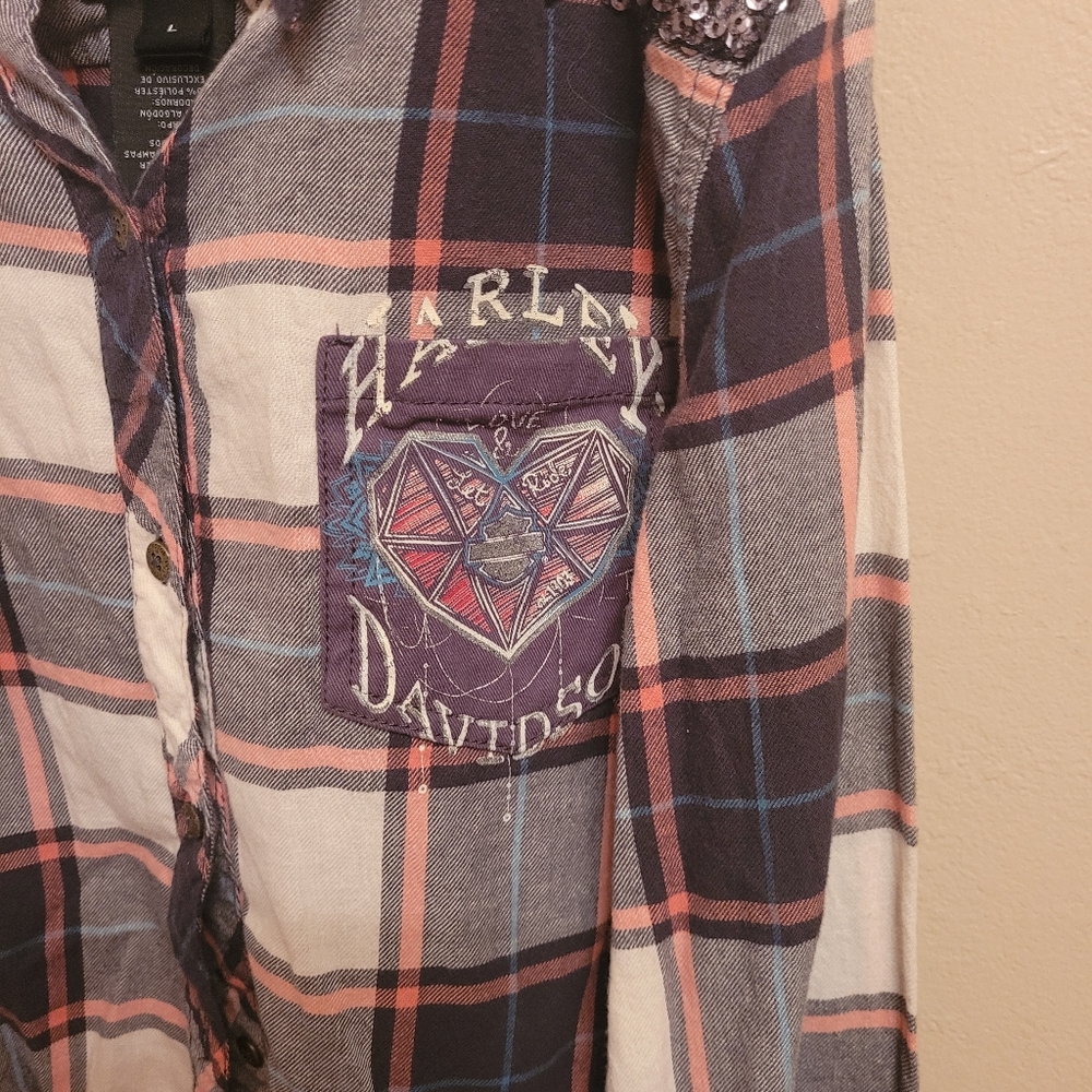 Harley-Davidson button up shirt